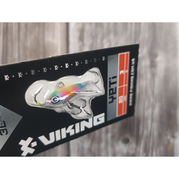 Балансир Viking Fishing Yeti Ice Jig 20mm 3.0g #16 European Values, Размер/Вес: 20мм/3г, Колір балансиру: #16 European Values, фото , изображение 5