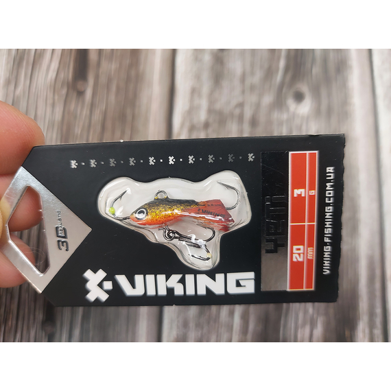 Балансир Viking Fishing Yeti Ice Jig 20mm 3.0g #10 Golden Dark, Розмір/Вага: 20мм/3г, Колір балансиру: #10 Golden Dark, фото , изображение 4