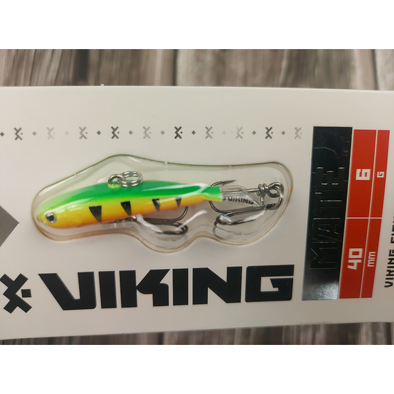 Балансир Viking Fishing Mate Ice Jig 40mm 6g #04 Fire Perch, Розмір/Вага: 40мм/6г, Колір балансиру: #04 Fire Perch, фото , изображение 4