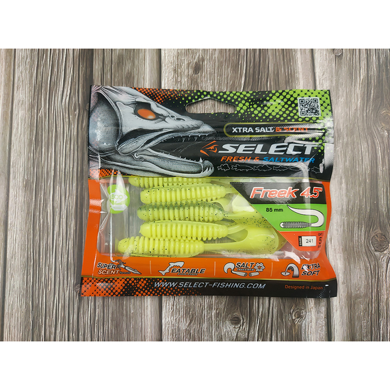 Силикон Select Freek 4.5" #241 (5 шт/уп), Длина силикона: 4.5" (11.43 см), Расцветка силикона: 241, фото , изображение 5