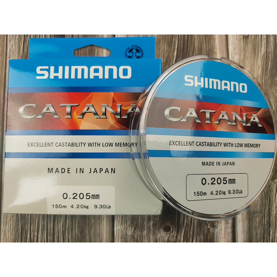 Леска SHIMANO CATANA Spinning 150m 0.205mm 4.2kg, Диаметр: 0.205, фото , изображение 2