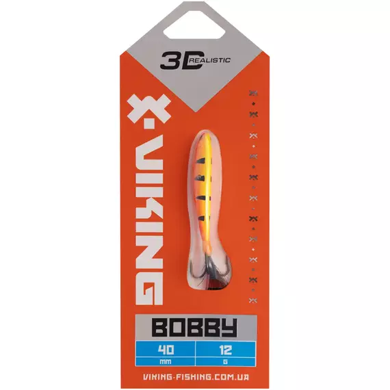 Бокоплав Viking Fishing Bobby 40mm 12.0g #15 Pink Moon, Розмір/Вага: 40мм/12г, Колір бокоплаву: #15 Pink Moon, фото , изображение 2