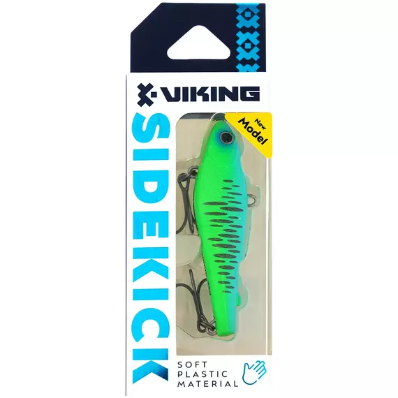 Воблер Viking Fishing Sidekick VIB 80mm 28g hook#5 Blue Perch, Выберите цвет: Blue Perch, Размер/Вес: 80мм/28г, фото , изображение 2