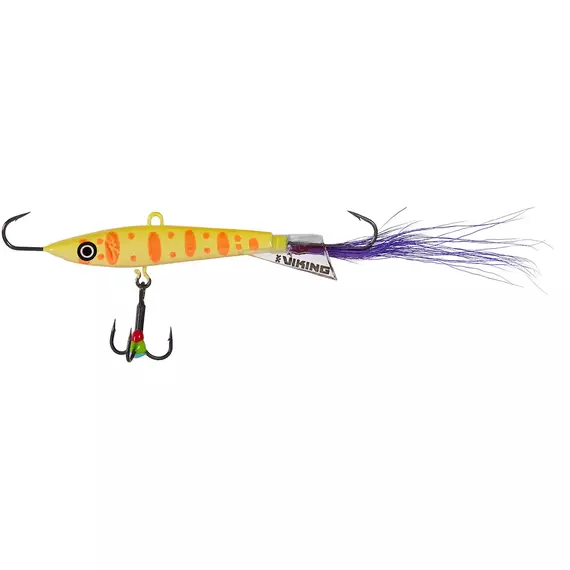 Балансир Viking Fishing Yeti Ice Jig 90mm 46.0g #6 Japanese School, Размер/Вес: 90мм/46г, Колір балансиру: #6 Japanese School, фото 