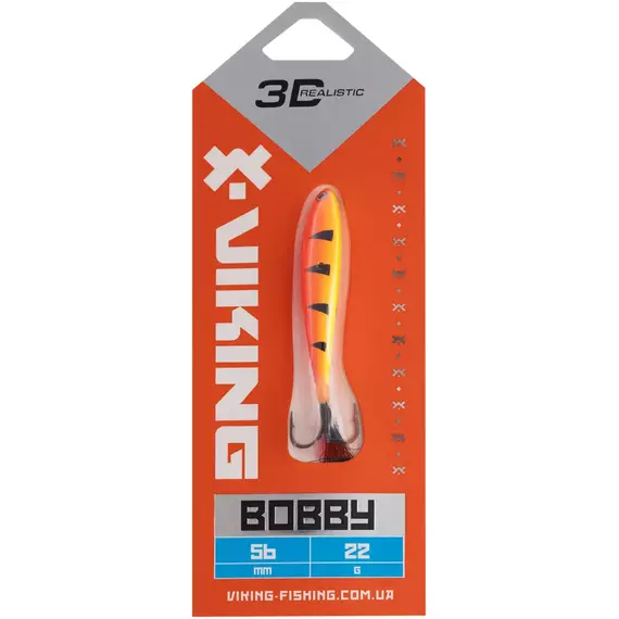 Бокоплав Viking Fishing Bobby 56mm 22.0g #15 Pink Moon, Розмір/Вага: 56мм/22г, Колір бокоплаву: #15 Pink Moon, фото , изображение 2