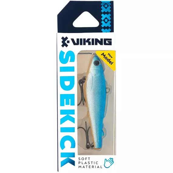 Воблер Viking Sidekick VIB (силiкон) 80mm 28g #05 Blue Back Minnow, Колір: Blue Back Minnow, Розмір/Вага: 80мм/28г, фото , изображение 2