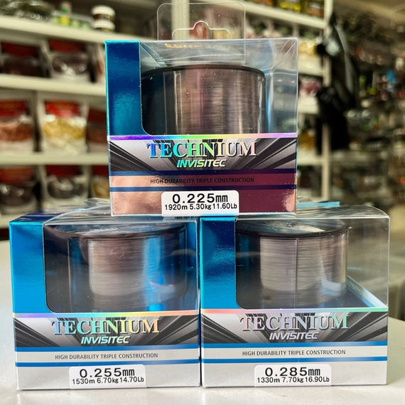 Леска SHIMANO TECHNIUM INVISITEC 1920m 0.225mm 5.3kg (TECINV22QPPB), Диаметр: 0.225, Размотка: 1920m, фото , изображение 3