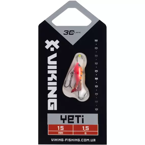 Балансир Viking Fishing Yeti Ice Jig 15mm 1.5g #15 Pink Moon, Размер/Вес: 15мм/1.5г, Колір балансиру: #15 Pink Moon, фото , изображение 2