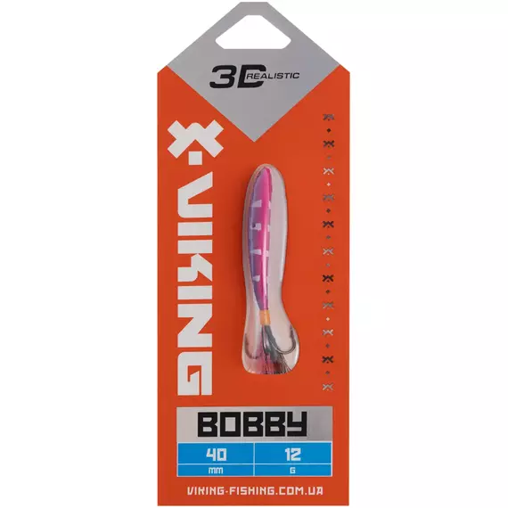 Бокоплав Viking Fishing Bobby 40mm 12.0g #09 Strange Perch, Розмір/Вага: 40мм/12г, Колір бокоплаву: #09 Strange Perch, фото , изображение 2