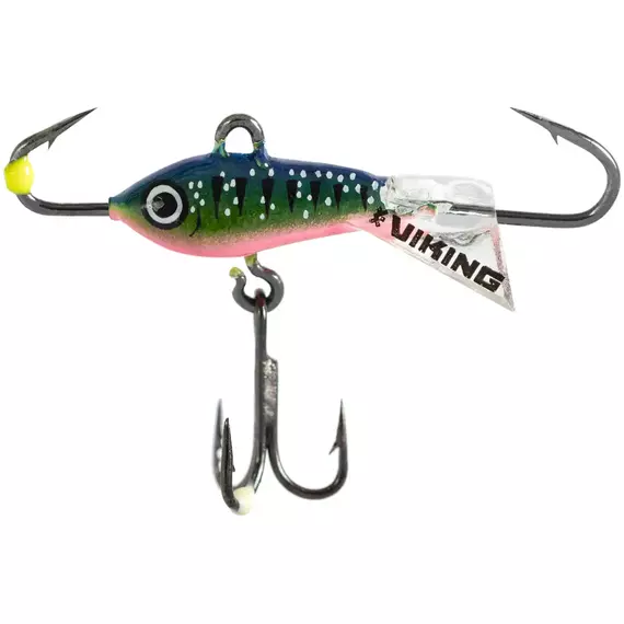Балансир Viking Fishing Yeti Ice Jig 20mm 3.0g #22 Kingfisher Pink, Размер/Вес: 20мм/3г, Колір балансиру: #22 Kingfisher Pink, фото 