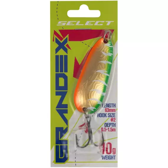 Блешня Select Grandex 10.0g 63mm #16, Вага блешні: 10г, Колір блешні: 16, фото , изображение 2
