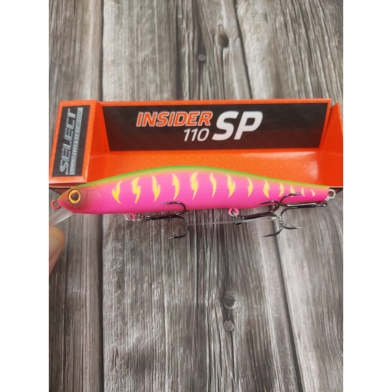 Воблер Select Insider 110SP 110mm 17.0g #04 (1.0-1.5m), Розмір/Вага: 110mm/17g, Колір воблера: col.04, фото , изображение 3