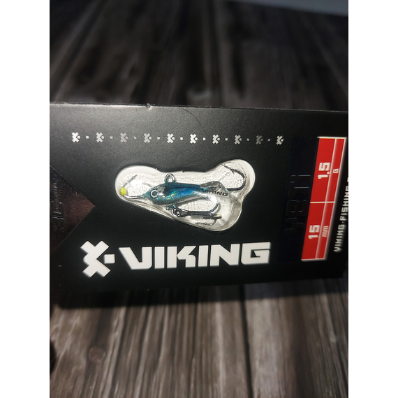 Балансир Viking Fishing Yeti Ice Jig 15mm 1.5g #14 Dark Mackerel, Размер/Вес: 15мм/1.5г, Колір балансиру: #14 Dark Mackerel, фото , изображение 3