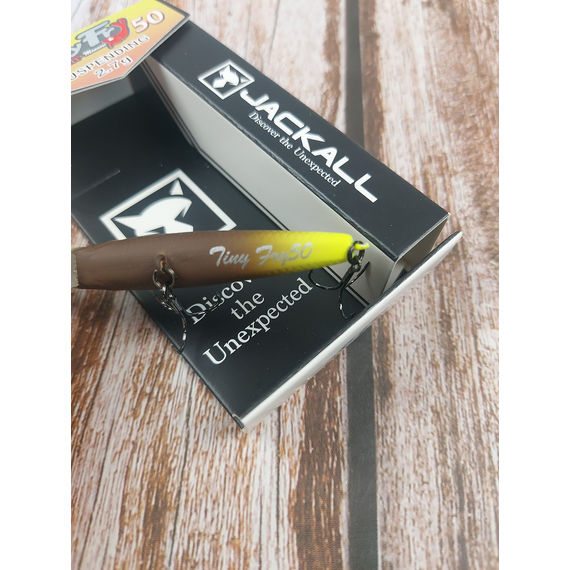 Воблер Jackall Tiny Fry 50SP 50mm, 2.7g, до 0.6м, Pellet Yellow, Розмір/Вага: 50мм/2.7г, Колір воблера: Pellet Yellow, фото , изображение 6