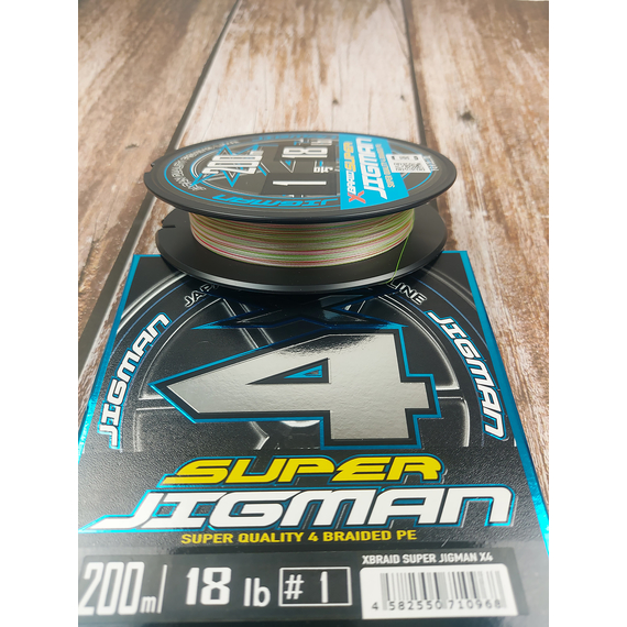 Шнур YGK X-Braid Super Jigman X4 200m #1.0/0.165mm 18Lb/8.1kg, Діаметр: #1.0/0.165mm, фото , изображение 7