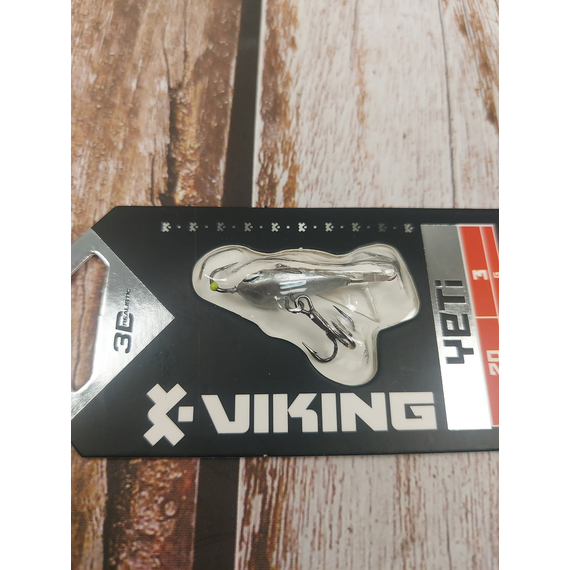 Балансир Viking Fishing Yeti Ice Jig 20mm 3.0g #12 Smoke Anchovy, Розмір/Вага: 20мм/3г, Колір балансиру: #12 Smoke Anchovy, фото , изображение 6