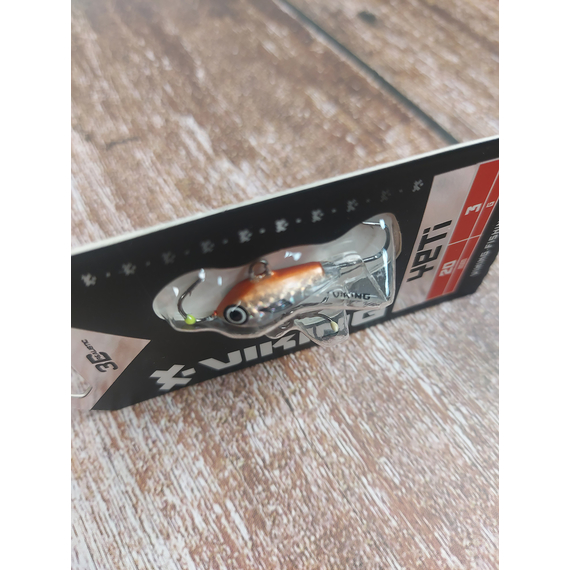 Балансир Viking Fishing Yeti Ice Jig 20mm 3.0g #12 Smoke Anchovy, Розмір/Вага: 20мм/3г, Колір балансиру: #12 Smoke Anchovy, фото , изображение 7