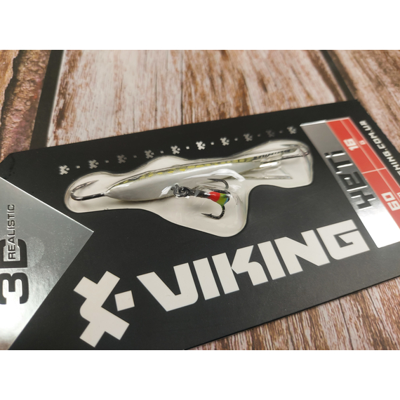Балансир Viking Fishing Yeti Ice Jig 60mm 16.0g #13 Just Pike, Размер/Вес: 60мм/16г, Колір балансиру: #13 Just Pike, фото , изображение 6