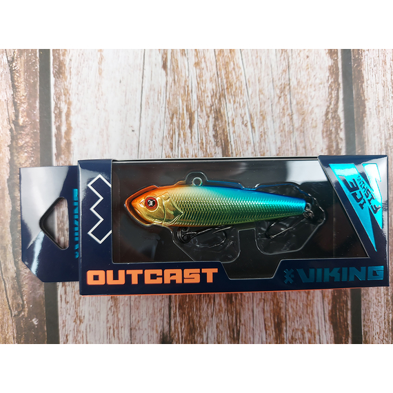 Воблер Viking Fishing Outcast Vib 60mm 12.0g #11 Metal Clown, Колір: Metal Clown, Розмір/Вага: 60мм/12г, фото , изображение 3