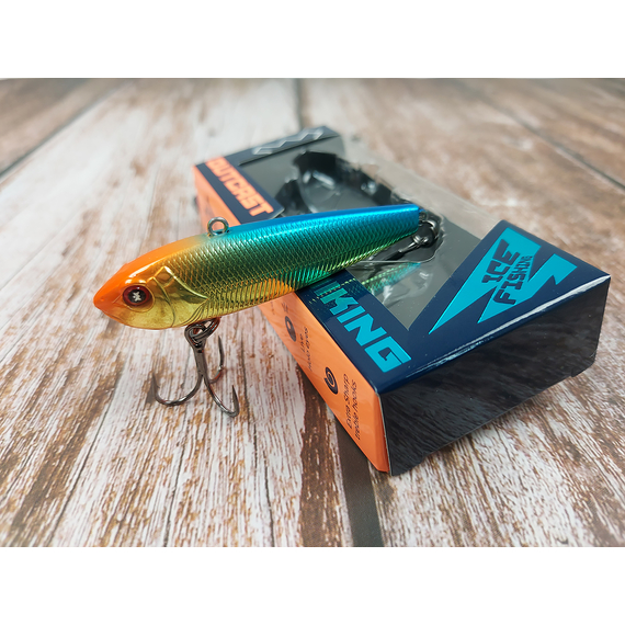 Воблер Viking Fishing Outcast Vib 60mm 12.0g #11 Metal Clown, Колір: Metal Clown, Розмір/Вага: 60мм/12г, фото , изображение 6