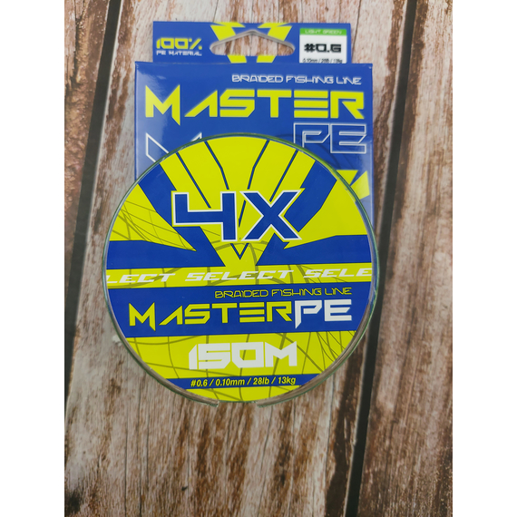 Шнур Select Master PE 150m (салат.) 0.10мм 13кг, Діаметр: 0.10mm, Розмотування: 150m, Колір: салатовый, фото , изображение 4