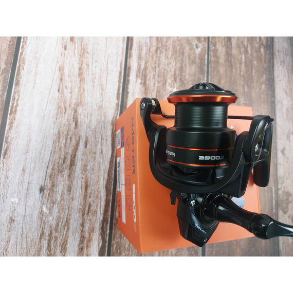 Котушка Select Master 2500S (4+1 підшипник, 5.2:1) — спінінгова з низькопрофільною шпулею для джигу й воблерів, Розмір шпулі: 2500S, фото , изображение 14