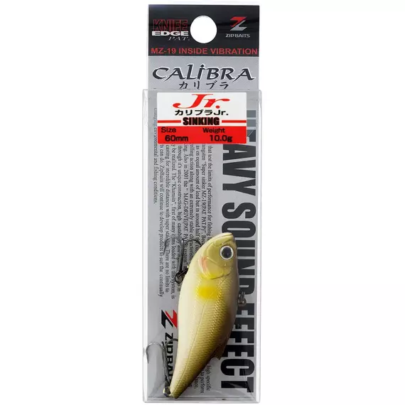 Воблер ZipBaits Calibra Jr. 60mm 10.0g #010, Размер/Вес: 60мм/10.0г, Цвет воблера: 010, фото , изображение 2