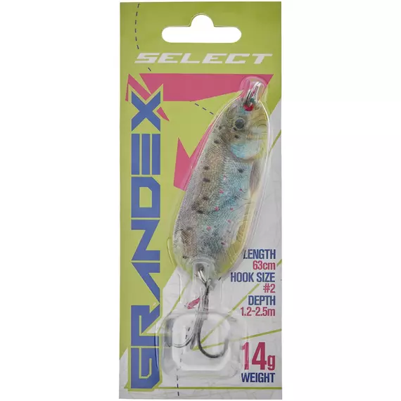 Блешня Select Grandex 20.0g 63mm S47, Вага блешні: 20г, Колір блешні: S47, фото , изображение 2