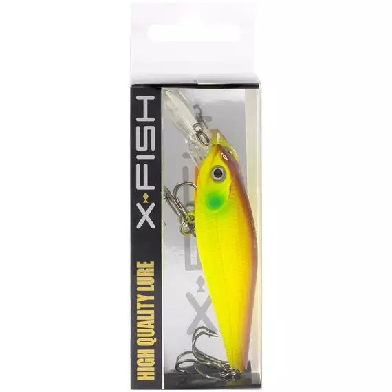 Воблер X-Fish Robber 80F 80mm 9.5g #004 (0.5-1.0m), Размер/Вес: 80mm/9.5g, Цвет воблера: 004, фото , изображение 2