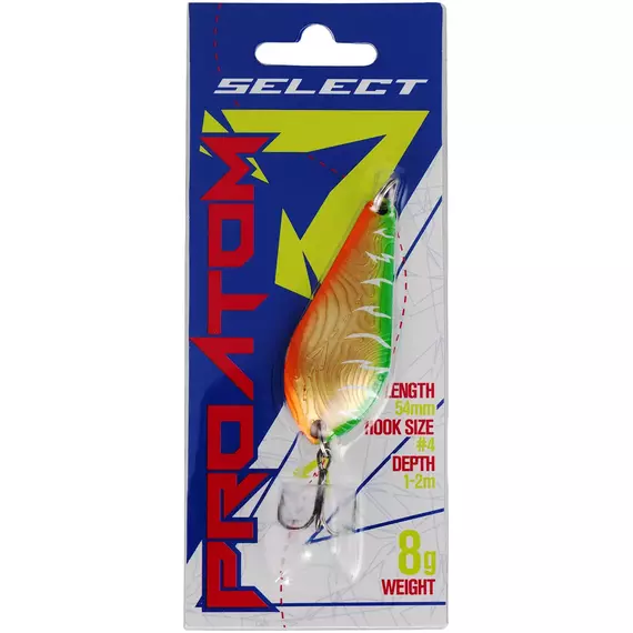 Блешня Select ProAtom 8.0g 54mm #16, Вага блешні: 8г, Колір блешні: 16, фото , изображение 2