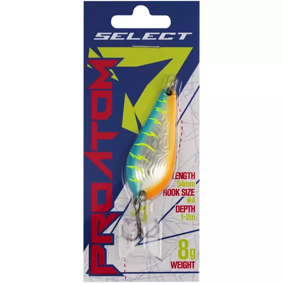 Блешня Select ProAtom 8.0g 54mm #15, Вага блешні: 8г, Колір блешні: 15, фото , изображение 2