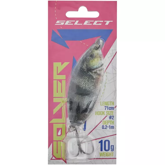 Блешня Select Solver 10.0g 71mm S49, Вес: 10г, Цвет блесны: S49, фото , изображение 2