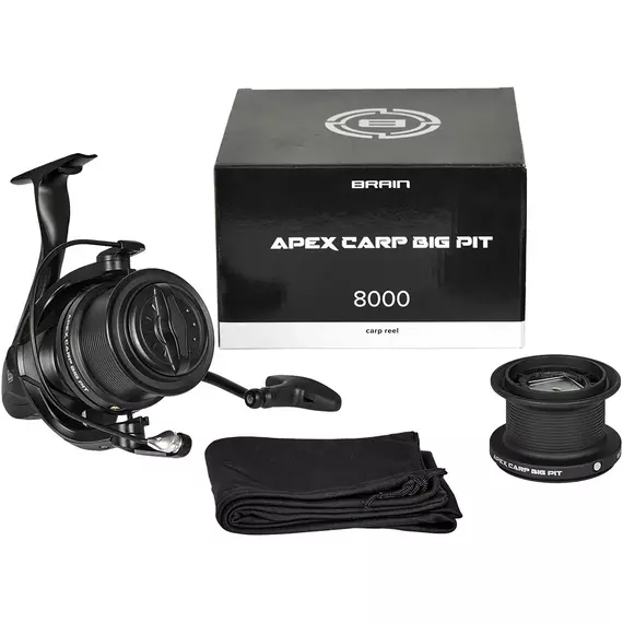 Котушка Brain Apex Carp Big Pit 8000 6+1BB 4.1:1, Размер шпули: 8000, фото , изображение 6