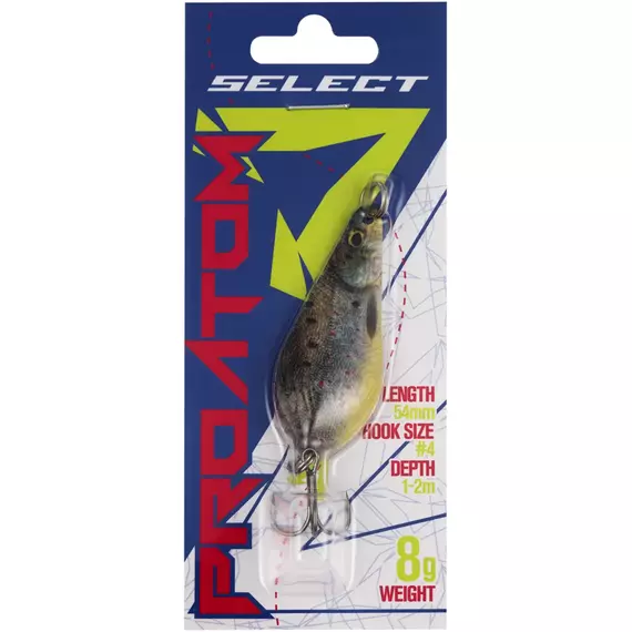 Блешня Select ProAtom 8.0g 54mm S47, Вага блешні: 8г, Колір блешні: S47, фото , изображение 2