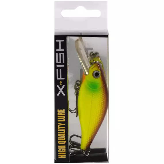 Воблер X-Fish Chipotel 70F 70mm 12g #004 (1.2-2.0m), Розмір/Вага: 70mm/12g, Колір воблера: 004, фото , изображение 2