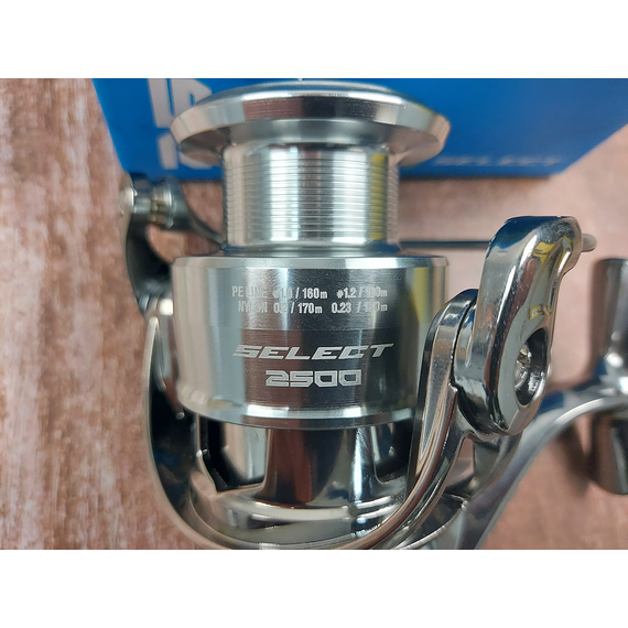 Катушка Select Chrome 2500 (подшип. 6+1), Размер шпули: 2500, фото , изображение 8