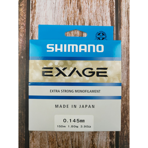 Жилка SHIMANO EXAGE 150m 0.145mm 1.8kg, Діаметр: 0.145, Розмотування: 150m, фото , изображение 3