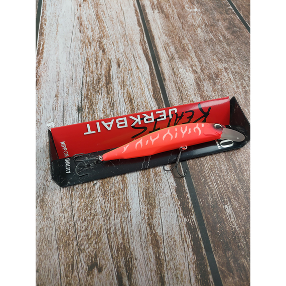 Воблер DUO Realis Jerkbait 100SP 100mm 14.5g ACC3338 Dragon Fruit Mat Tiger, Розмір/Вага: 100mm/14.5g, Колір воблера: ACC3338 Dragon Fruit Mat Tiger, фото , изображение 10