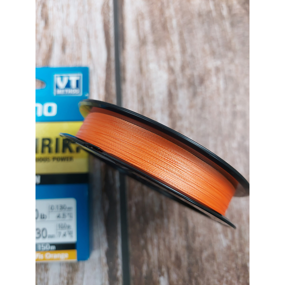 Шнур Shimano Kairiki 4 PE (Hi-Vis Orange) 150m 0.13mm 7.4kg, Діаметр: 0.13mm, Колір: помаранчевий, фото , изображение 11