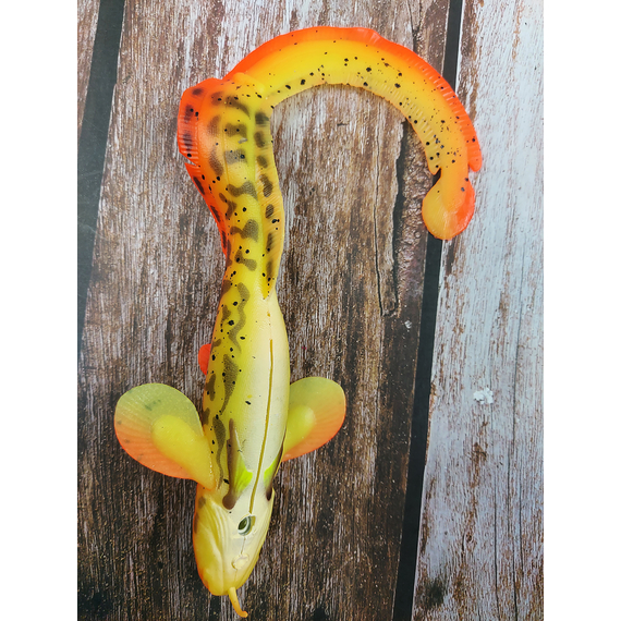 Силікон Savage Gear 3D Burbot FS 250mm 75.0g 04-Golden AMB (поштучно), Довжина силікону: 250mm, Колір силікону: 04-Golden AMB, фото , изображение 5