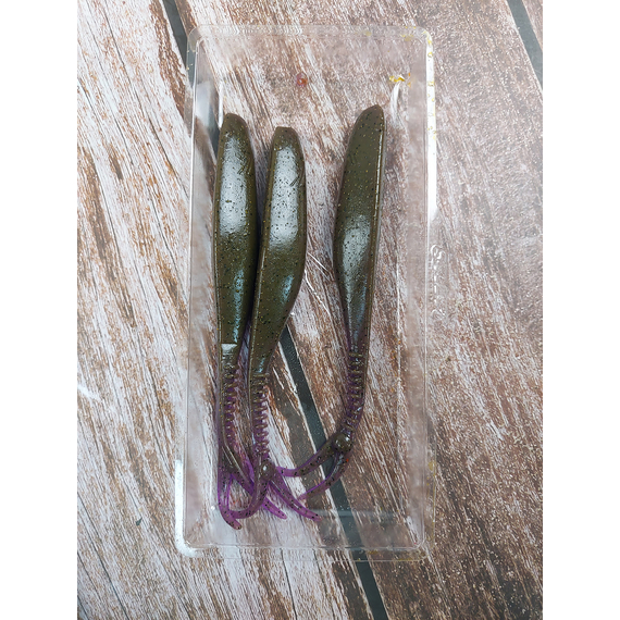 Силікон Select Victim V-Tail 6" #888 (3 шт / уп), Довжина силікону: 6.0" (15.24 см), Колір силікону: 888, фото , изображение 4