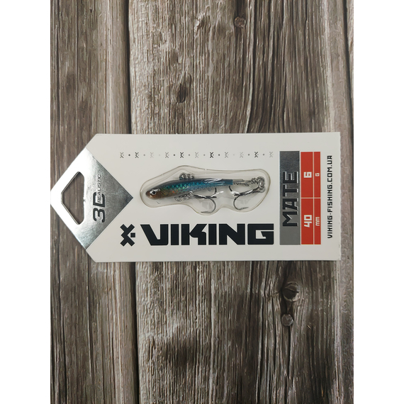 Балансир Viking Fishing Mate Ice Jig 40mm 6g #11 Anchovy, Розмір/Вага: 40мм/6г, Колір балансиру: #11 Anchovy, фото , изображение 3