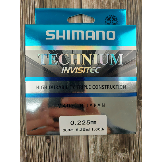 Жилка SHIMANO TECHNIUM INVISITEC 300m 0.225mm 5.3kg, Діаметр: 0.225, Розмотування: 300m, фото , изображение 8