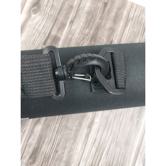 Жорсткий чохол для вудилищ Select Semi Hard Rod Case 115x10cm, колір:чорний, Розміри чохла: 115x10 см, Колір чохла: Чорний, фото , изображение 6