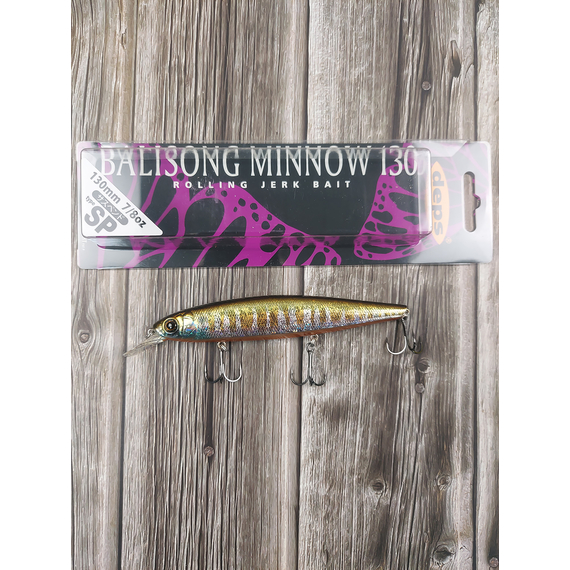 Воблер Deps Balisong Minnow 130SP 130mm 24.8g #35 Prism Gill, Розмір/Вага: 130мм/24.8г, Колір воблера: 35, фото , изображение 7