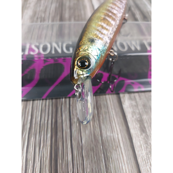 Воблер Deps Balisong Minnow 130SP 130mm 24.8g #35 Prism Gill, Розмір/Вага: 130мм/24.8г, Колір воблера: 35, фото , изображение 11