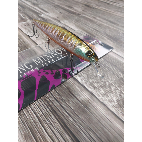 Воблер Deps Balisong Minnow 130SP 130mm 24.8g #35 Prism Gill, Розмір/Вага: 130мм/24.8г, Колір воблера: 35, фото , изображение 12