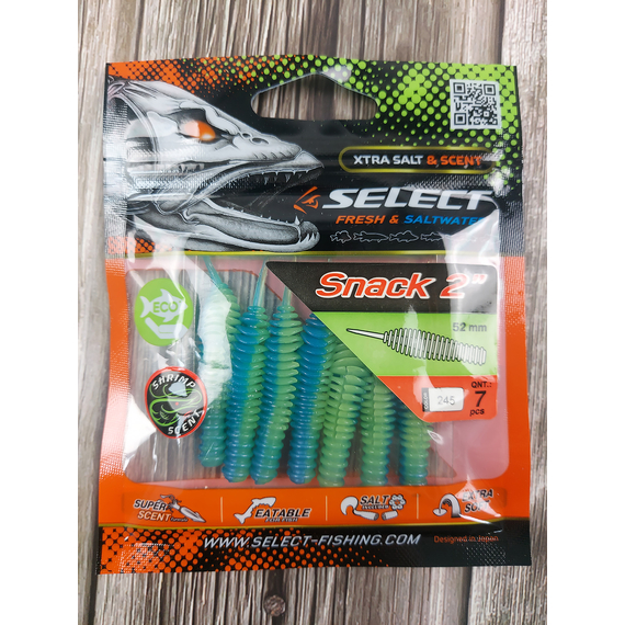 Силікон Select Snack 2.0" col.245 (7 шт/пак), Довжина силікону: 2" (5.2 см), Колір силікону: 245, фото , изображение 9