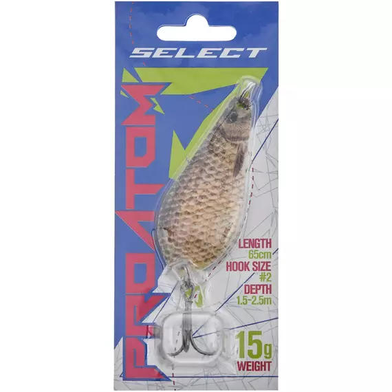 Блешня Select ProAtom 15.0g 65mm S50, Вес: 15г, Цвет блесны: S50, фото , изображение 2