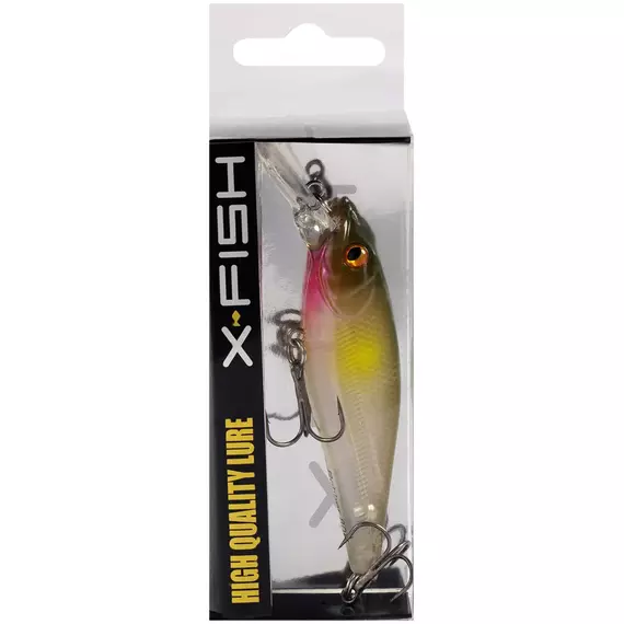 Воблер X-Fish Robber 80F 80mm 9.5g #014 (0.5-1.0m), Размер/Вес: 80mm/9.5g, Цвет воблера: 014, фото , изображение 2